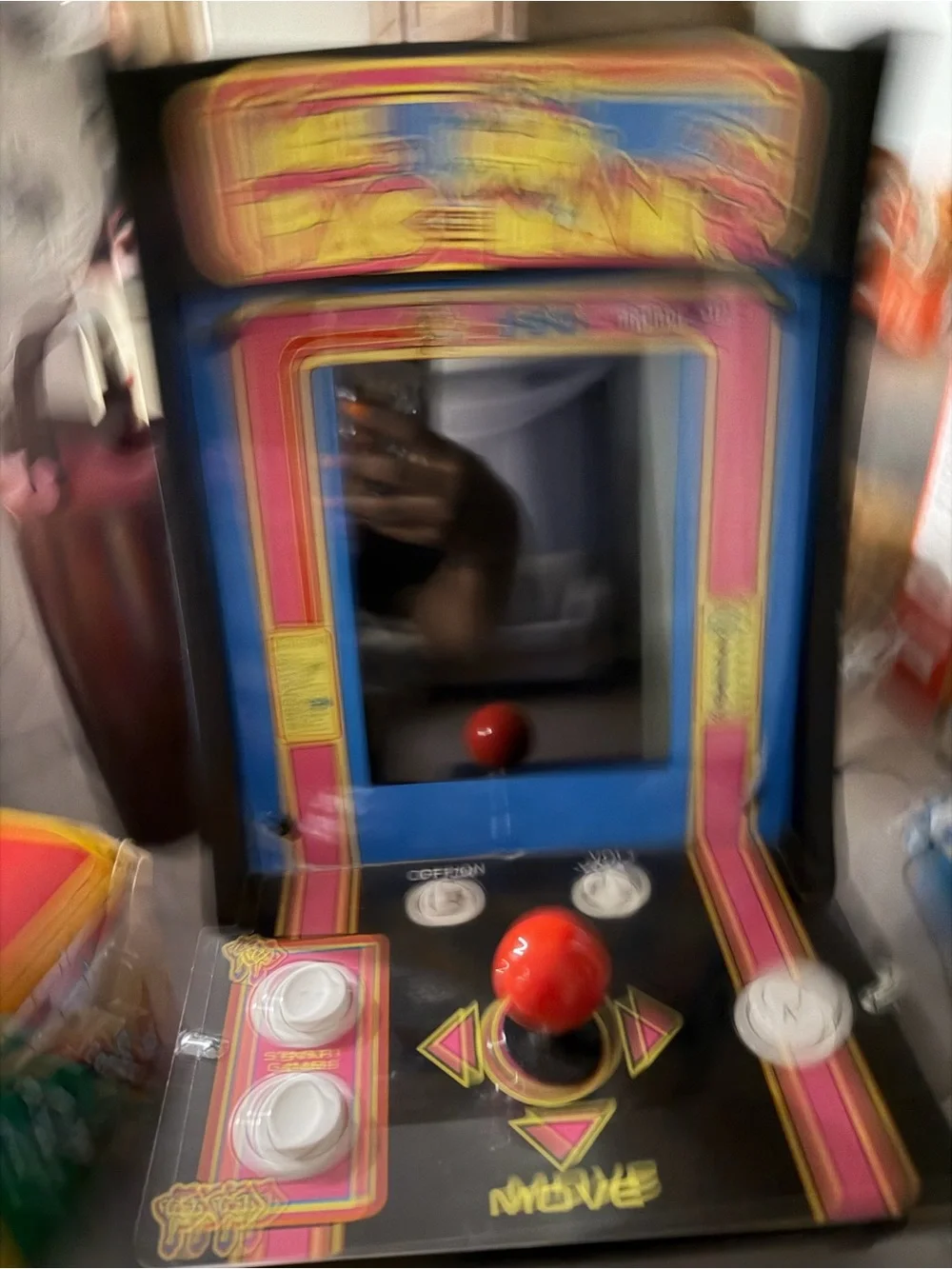 Arcade Classic Miss Pac-Man Arcade Machine - Pink/Blue (tabletop)